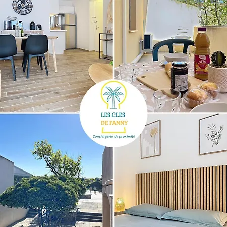 Le Cocon Des Falaises 1ch, Clim, Wifi, Terrasse Agde
