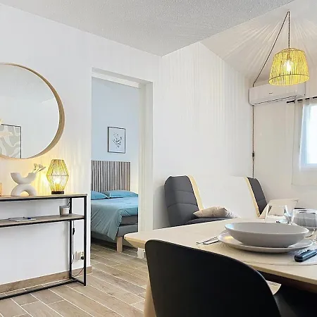 Apartment Le Cocon Des Falaises 1ch, Clim, Wifi, Terrasse Agde